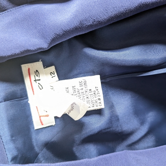 Talbots silk double breasted blazer size 12 - Picture 10 of 11